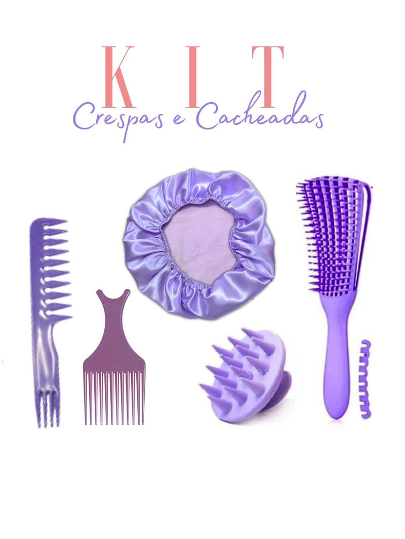 Kit Crespas e Cacheadas 5 unidades - Prestigio Shop