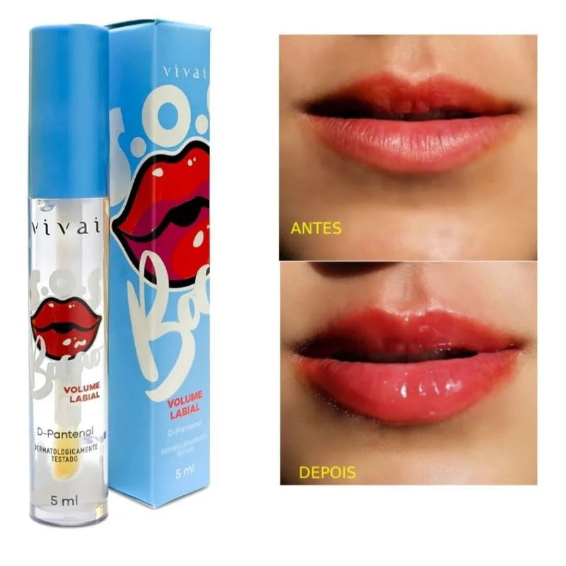 Gloss Labial Sos Bocão Com D - Pantenol - Vivai Cor Branco