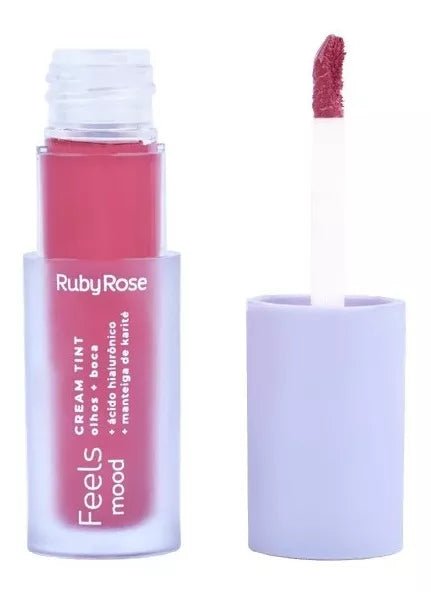 Cream Tint Para Lábios E Olhos Berry 4ml - Ruby Rose Acabamento Matte Cor C40 - Prestigio Shop