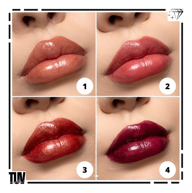 Kit Batom Gloss Lip Oil Contorno Labial Fenzza Cores - Prestigio Shop