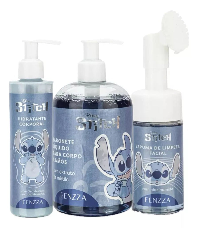 Kit Cu002F3 Produtos De Skincare Lançamento Stitch Disney Fenzza - Prestigio Shop