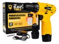 Parafusadeira Furadeira The Black Tools TB12A 3/8 Bivolt a Bateria 12v Cor Amarelo Frequência 60Hz - Prestigio Shop