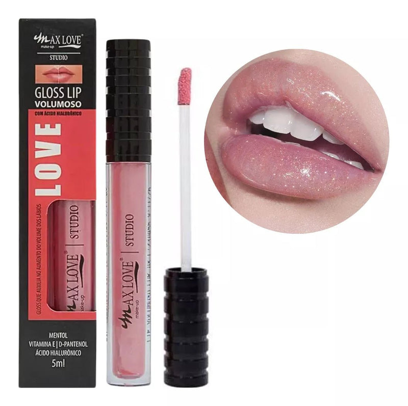 Kit Lip Gloss Volumoso Latex Morango E Maçã - Max Love - Prestigio Shop