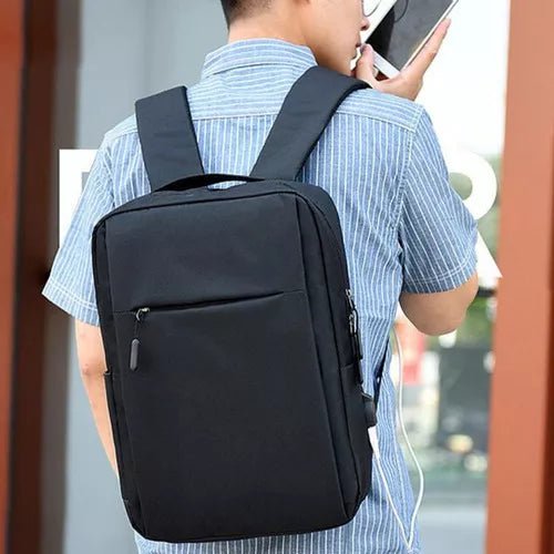 Mochila Masculina Para Notebook Reforçada Bolsa Trabalho Cor Preto - Prestigio Shop