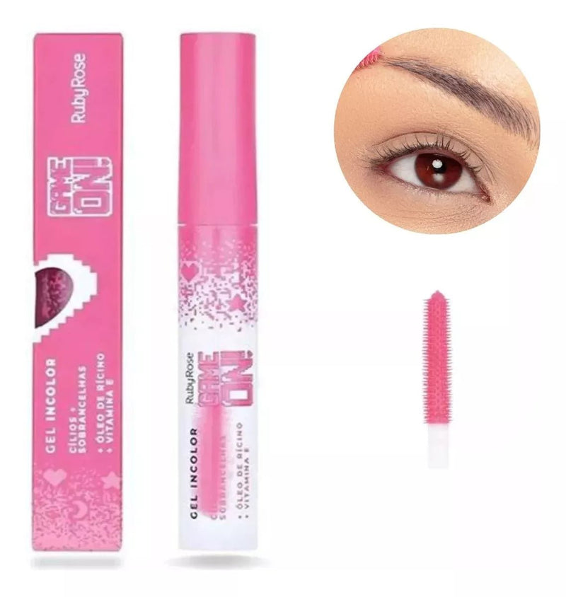 Gel Incolor Para Cílios E Sobrancelhas Game On - Ruby Rose - Prestigio Shop