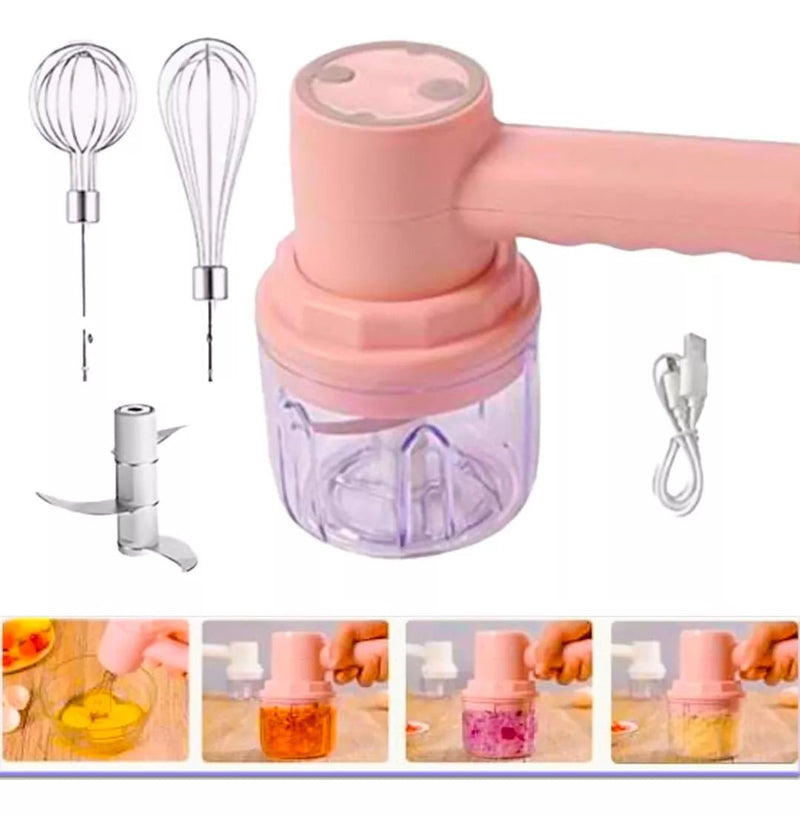 Processador De Alimentos Batedeira Triturador 3 Em 1 - Prestigio Shop