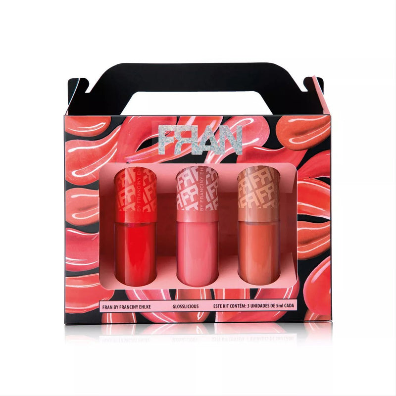 Kit Glosslicious Gloss Labial - Franciny Ehlke Acabamento Brilhante Cor Franciny Ehlke Glosslicious - Prestigio Shop