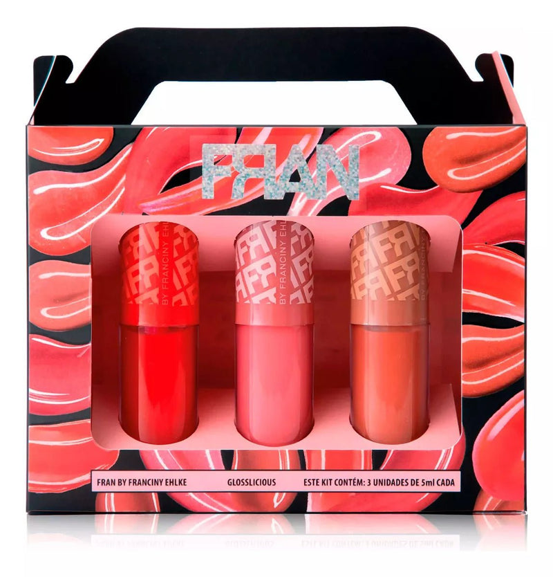 Kit Glosslicious Gloss Labial - Franciny Ehlke Acabamento Brilhante Cor Franciny Ehlke Glosslicious - Prestigio Shop