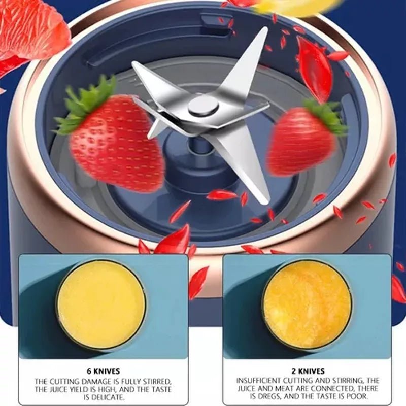Mini Liquidificador Copo Mixer Elêtrico Batedor Shake Frutas - Prestigio Shop