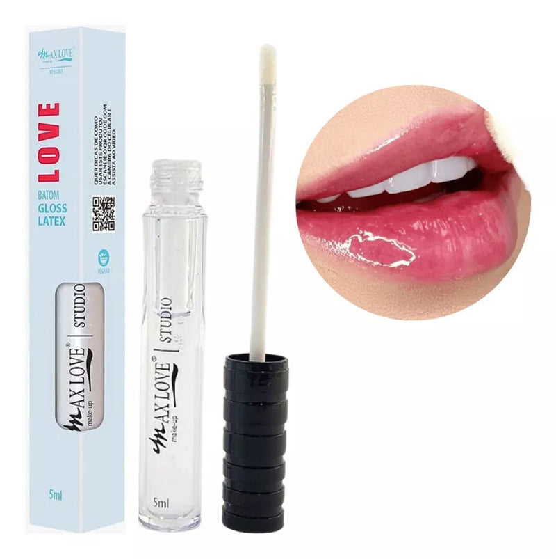 Kit Lip Gloss Volumoso Latex Morango E Maçã - Max Love - Prestigio Shop