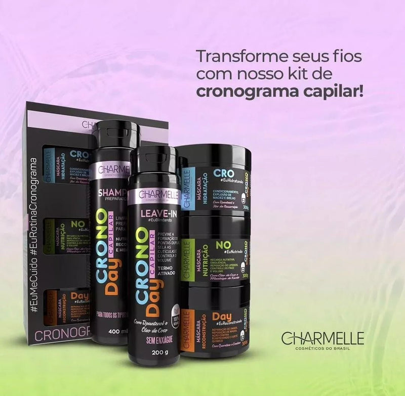 12 Kits Cronoday Cronograma Capilar Charmelle - Prestigio Shop