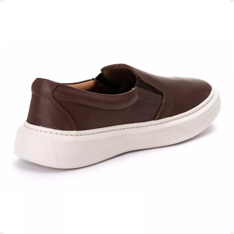 Tenis Iate Sapatenis Couro Legitimo Slip On Polo Iate - Prestigio Shop