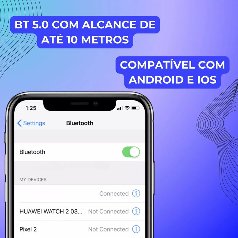 Fone De Ouvido Bluetooth Corrida Regulável Entrada P2 Mp3 Nf - Prestigio Shop