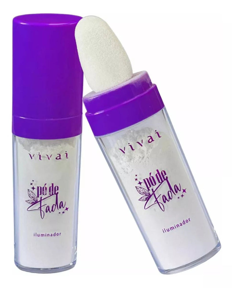 Iluminador Facial Pó De Fada Com Aplicador Vivai - Prestigio Shop