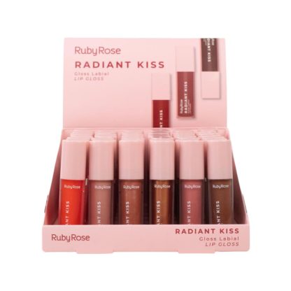 Lip Gloss Labial Radiante Kiss RUBY ROSE