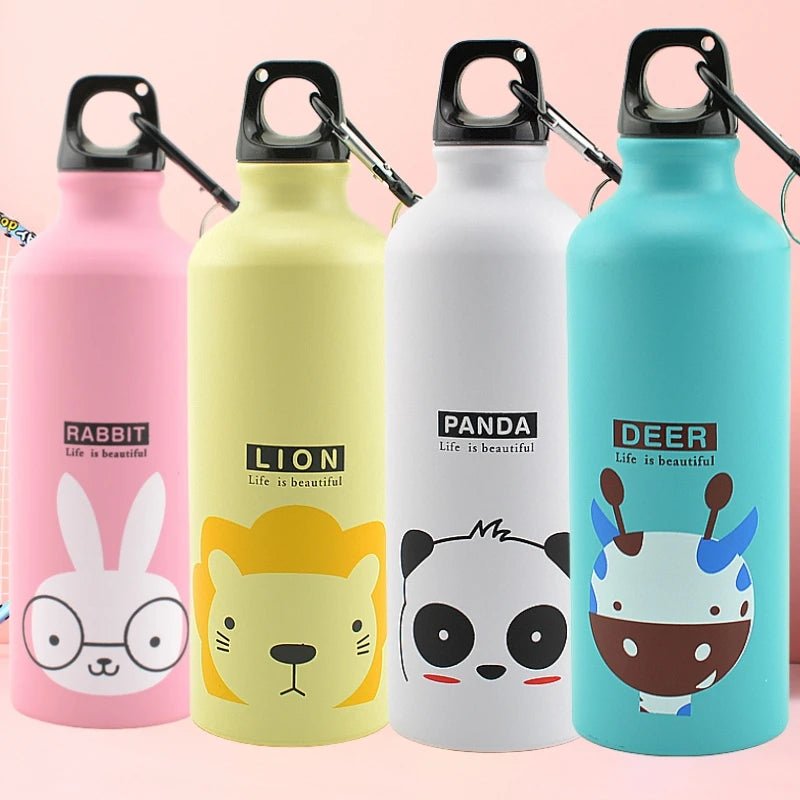 Garrafa de Água em Forma de Animais Adoráveis para Crianças, Criativo, Ao ar livre, Portátil, Esportes, Ciclismo, Acampamento, Caminhadas, Bicicleta, Escola, Presente - Prestigio Shop