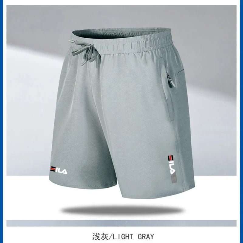 Novo verão calções esportivos masculinos respirável shorts de tênis de secagem rápida calças de badminton ao ar livre correndo fitness sportwear - Prestigio Shop