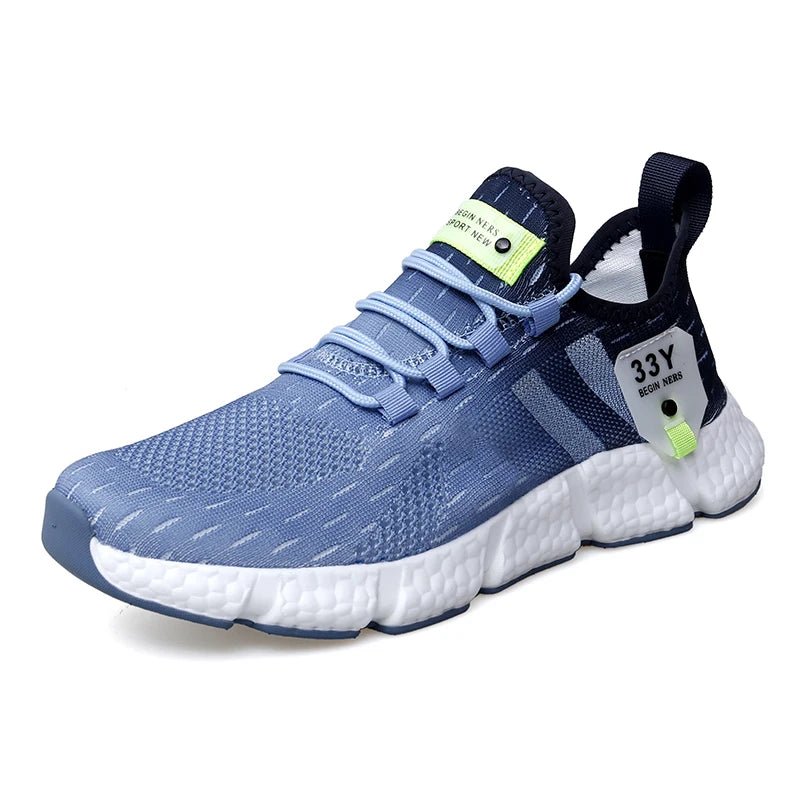 Sapatos masculinos de verão respirável clássico tênis de corrida ao ar livre leve e confortável tênis de luxo sapatos esportivos 46 - Prestigio Shop
