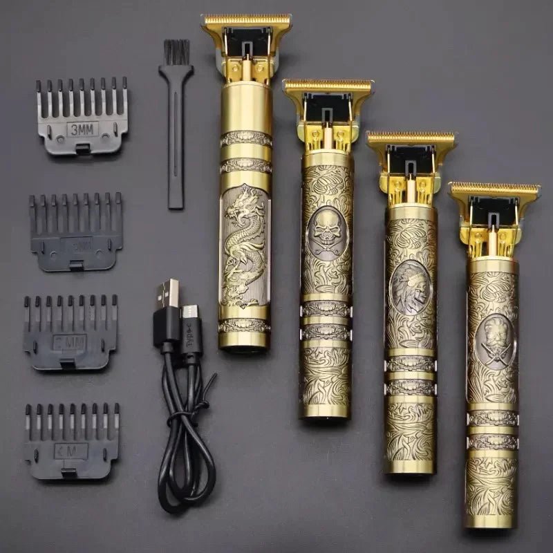ALFA Máquina De Cortar Cabelo Parágrafo Barba Masculina Designer Aleatório Elétrico Profissional - Prestigio Shop