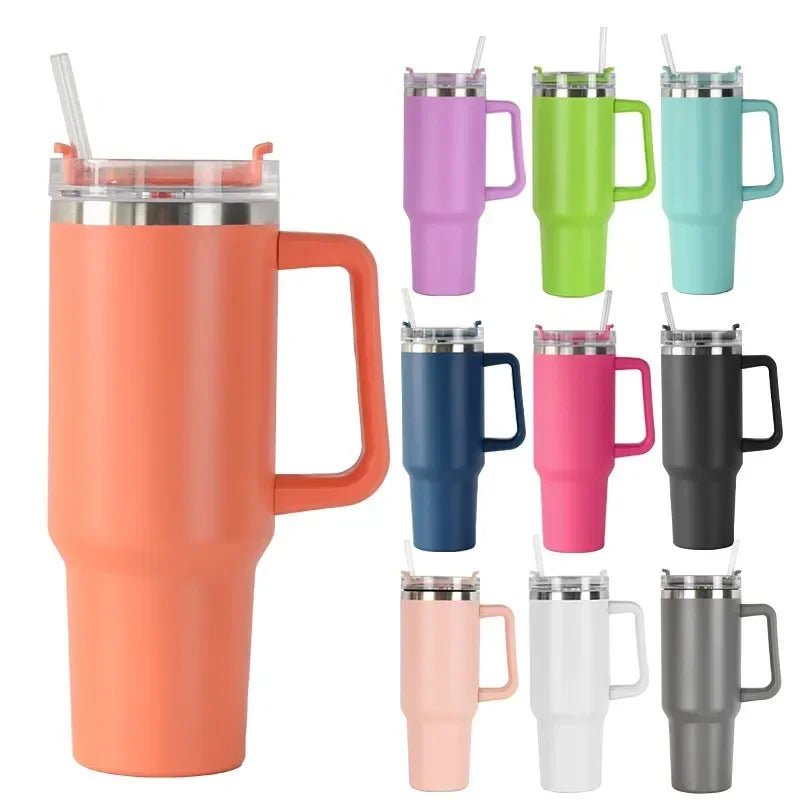garrafa portátil de água café grande capacidade viagem bpa livre caneca térmica - Prestigio Shop