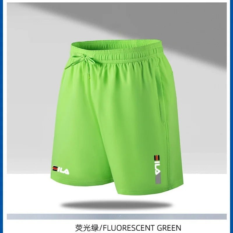 Novo verão calções esportivos masculinos respirável shorts de tênis de secagem rápida calças de badminton ao ar livre correndo fitness sportwear - Prestigio Shop