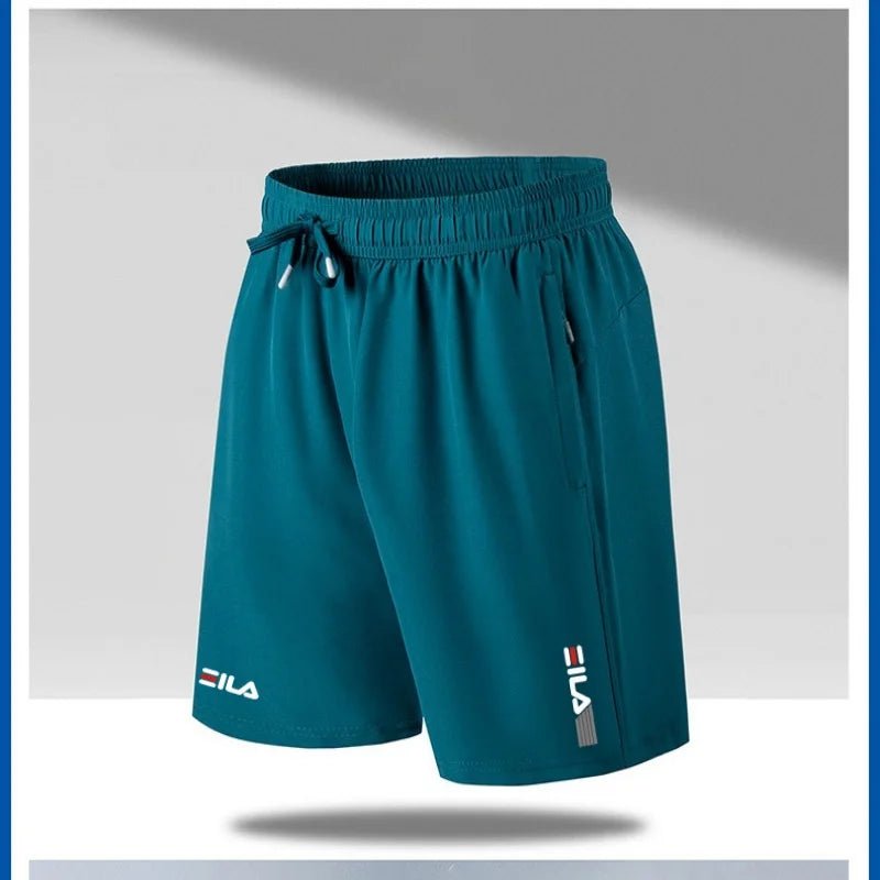 Novo verão calções esportivos masculinos respirável shorts de tênis de secagem rápida calças de badminton ao ar livre correndo fitness sportwear - Prestigio Shop