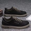 Popular masculino sapatos casuais respirável branco tênis moda condução andando tênis para masculino skate moda apartamentos - Prestigio Shop