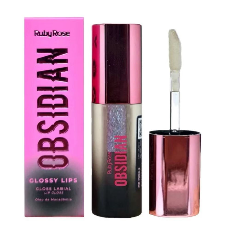 Gloss Labial Glossy Lips Obsidian Ruby Rose - Prestigio Shop