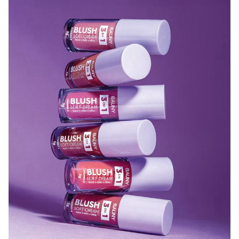 BAUNY BLUSH LIQUIDO SOFT CREAM 3 EM 1 - Prestigio Shop