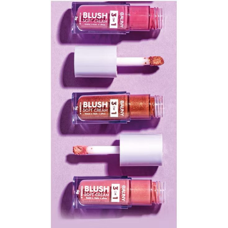 BAUNY BLUSH LIQUIDO SOFT CREAM 3 EM 1 - Prestigio Shop