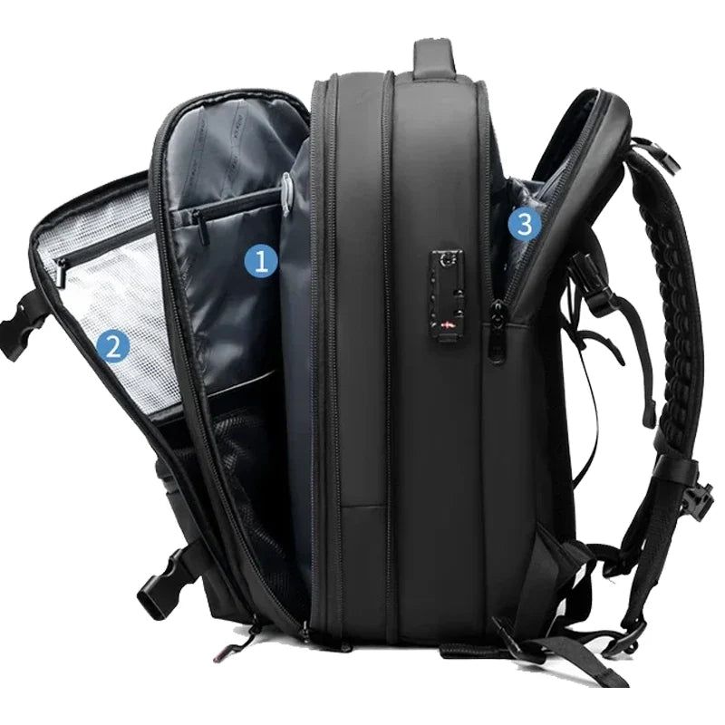 Mochila de Viagem com Cadeado e Compressão a Vácuo Essence Trip - Prestigio Shop