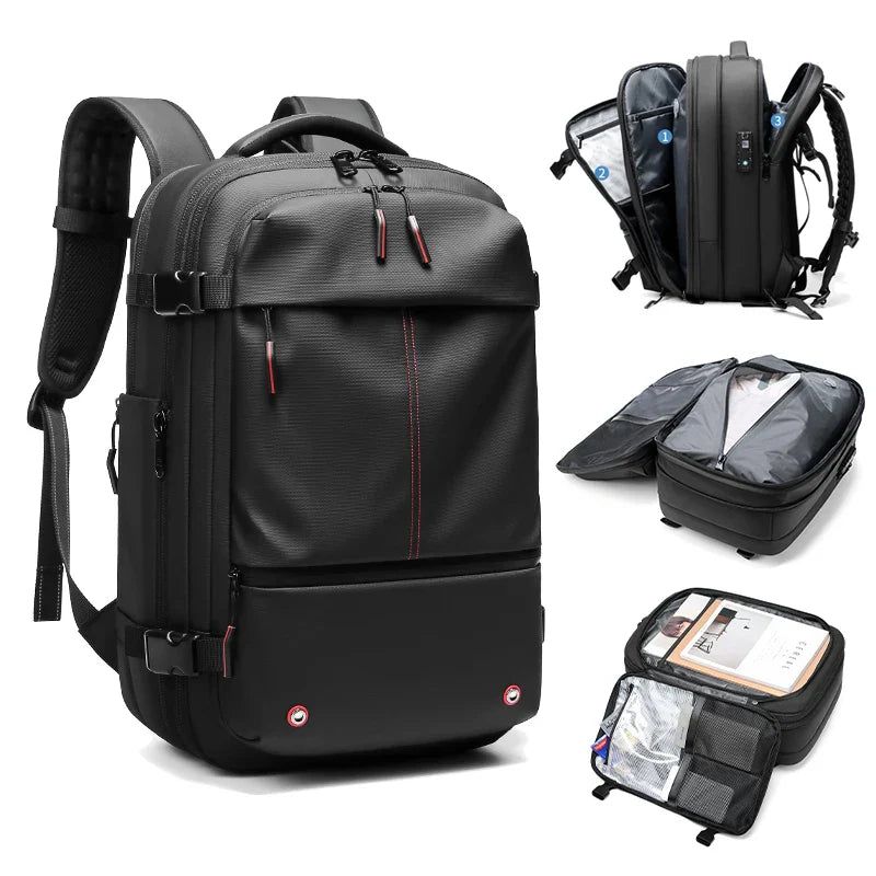 Mochila de Viagem com Cadeado e Compressão a Vácuo Essence Trip - Prestigio Shop