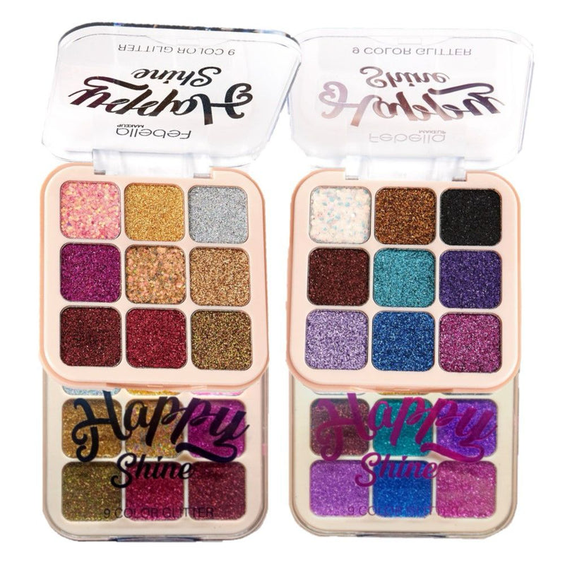 Febella - Paleta de Glitter Happy Shine - Prestigio Shop