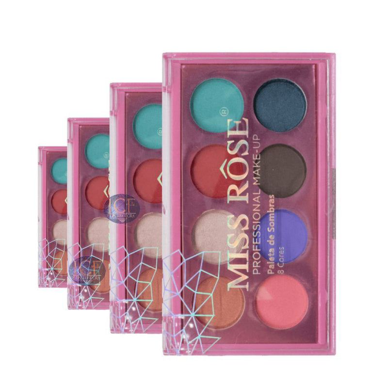 Miss Rose - Paleta De Sombras 8 Cores - Prestigio Shop