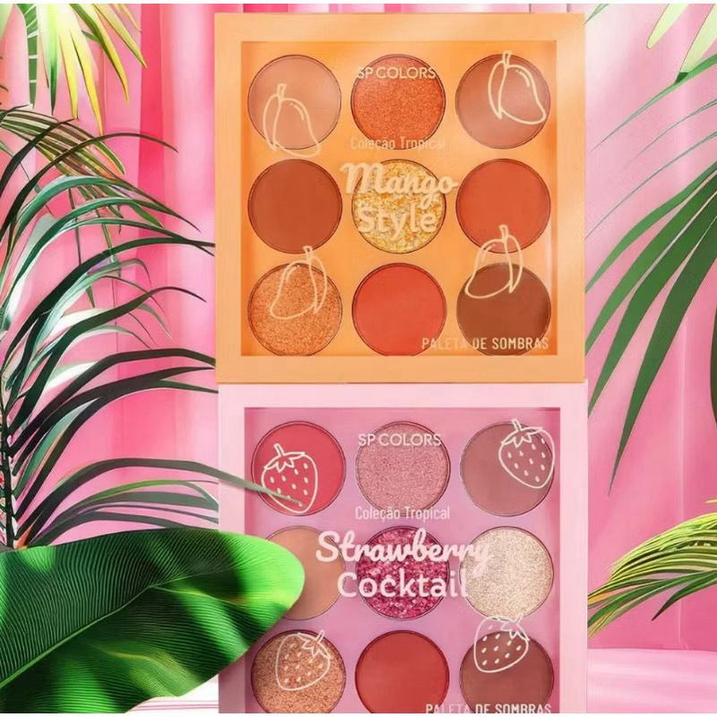 Paleta de Sombras Coleção Tropical - SP COLORS - 9 cores! - Prestigio Shop